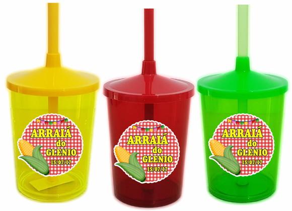 Copo Shake Twister Festa Junina