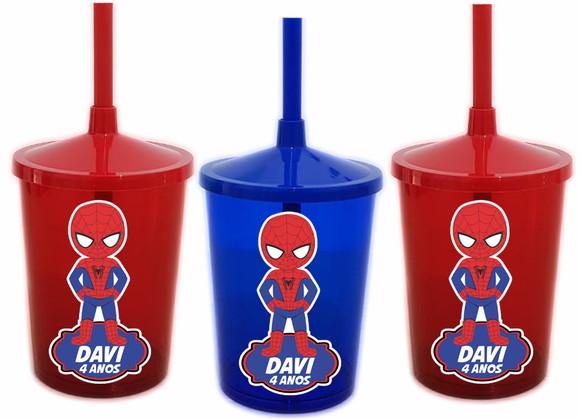 Copo Shake Twister Homem Aranha