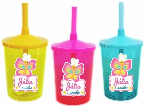 Copo Shake Twister Jardim Borboleta