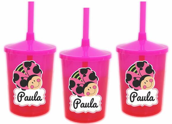 Copo Shake Twister Joaninha