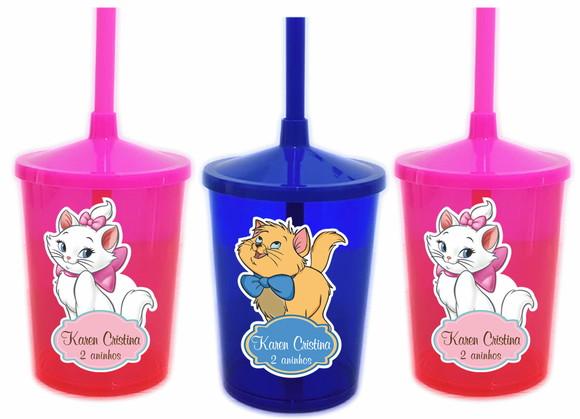Copo Shake Twister Marie Aristogatos