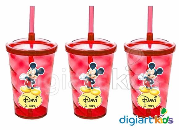 Copo Shake Twister Mickey
