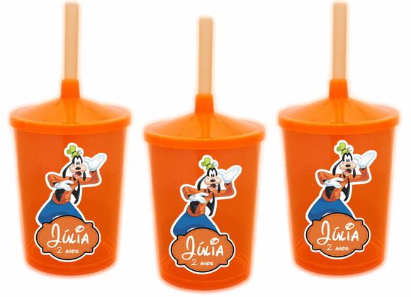 Copo Shake Twister Turma do Mickey - Pluto e Pateta