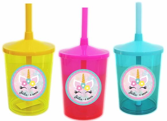 Copo Shake Twister Unicórnio