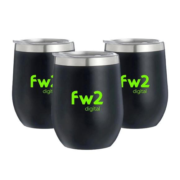 Copo Térmico 350ml com Tampa de Acrílico Personalizado