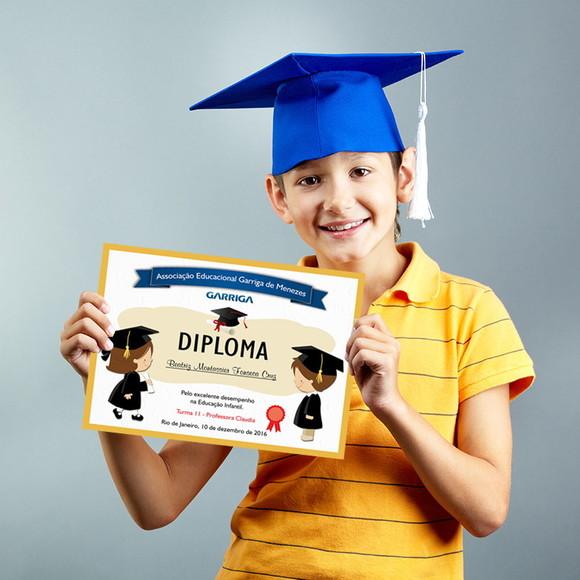Diploma Certificado Infantil - Arte Digital