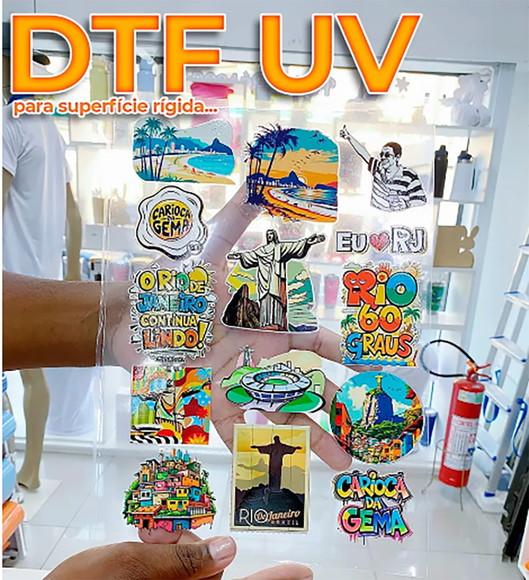 Dtf Uv Adesivo Sua Arte Impressa - 6x6cm
