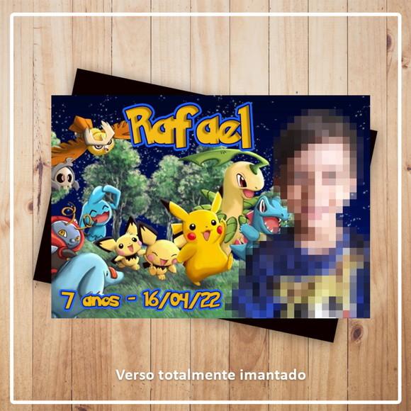 Ímã de Geladeira 10x15cm Pokemon
