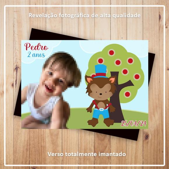 Imã de Geladeira 10x7cm Lobo Mau - Pedido Personalizado