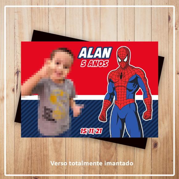 Imã de Geladeira 10x7cm Homem-aranha