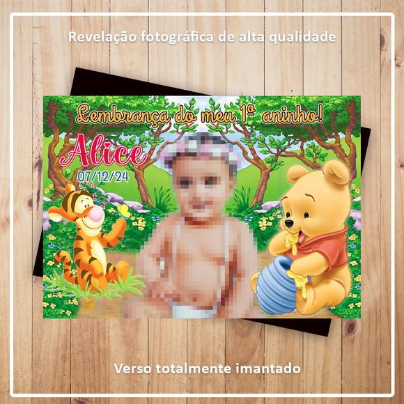 Imã de Geladeira 9x6 Ursinho Pooh Baby