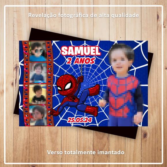 Imã de Geladeira 9x6cm Homem-aranha com Fotos