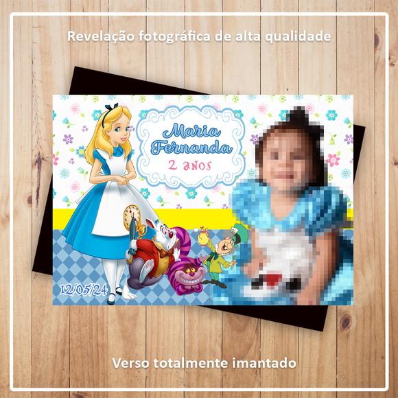 Imã de Geladeira Alice no País das Maravilhas