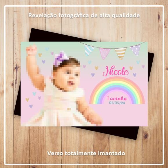 Imã de Geladeira Arco-íris