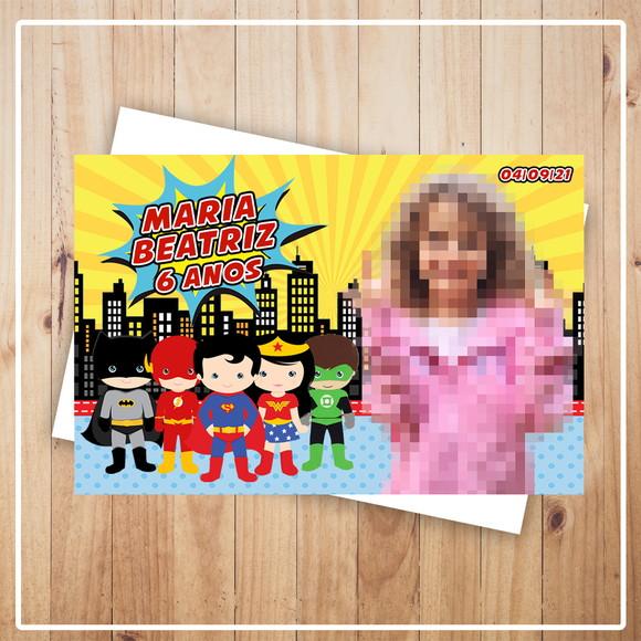 Imã de Geladeira Baby Liga da Justiça