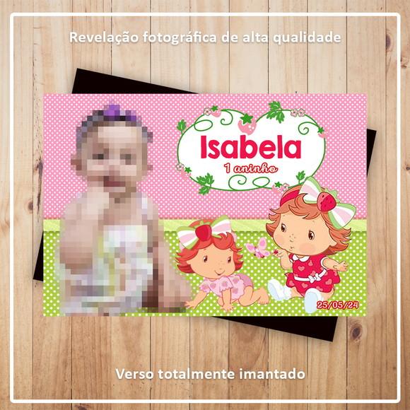 Imã de Geladeira Baby Moranguinho