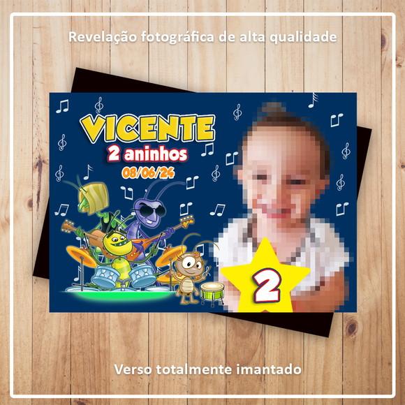 Imã de Geladeira Banda Naftalina Galinha Pintadinha