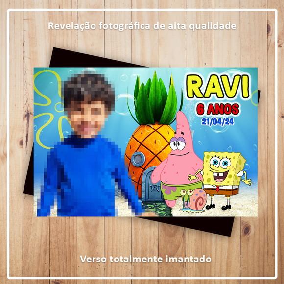 Imã de Geladeira Bob Esponja