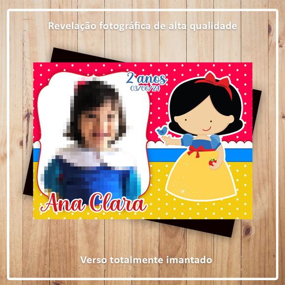 Imã de Geladeira Branca de Neve Cute