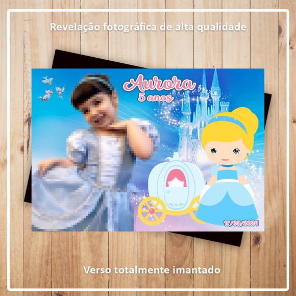 Imã de Geladeira Cinderela Cute