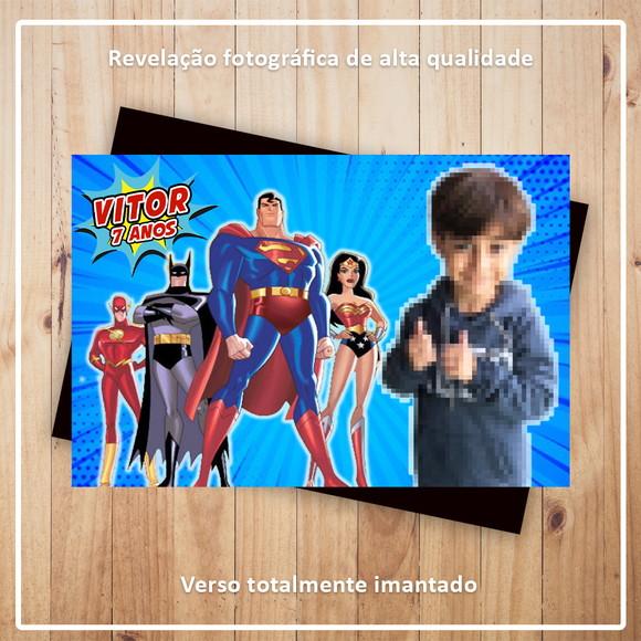 Imã de Geladeira Liga da Justiça