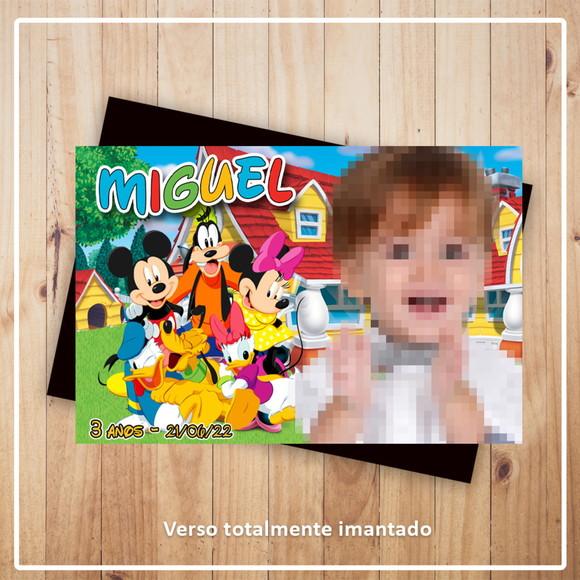 Imã de Geladeira Mickey e Sua Turma