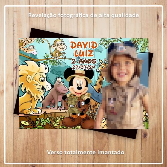 Imã de Geladeira Mickey Safari