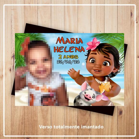 Imã de Geladeira Moana Baby