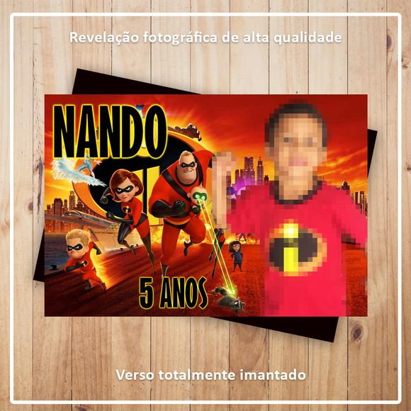 Imã de Geladeira os Incríveis