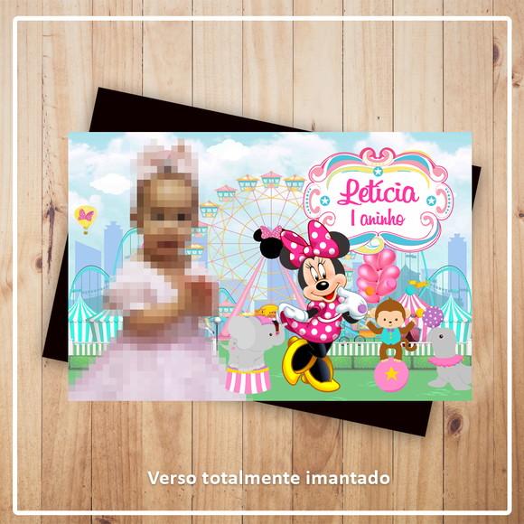 Imã de Geladeira Parque da Minnie