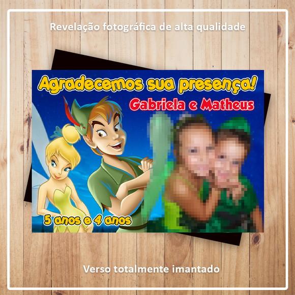 Imã de Geladeira Peter Pan e Tinker Bell