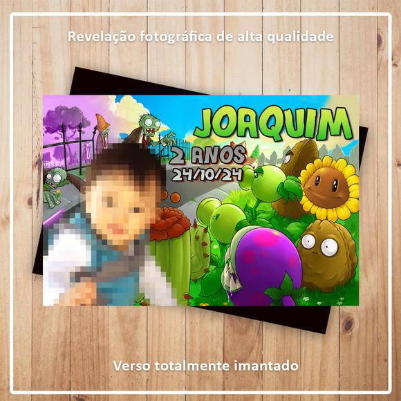 Imã de Geladeira Plants Vs Zumbis