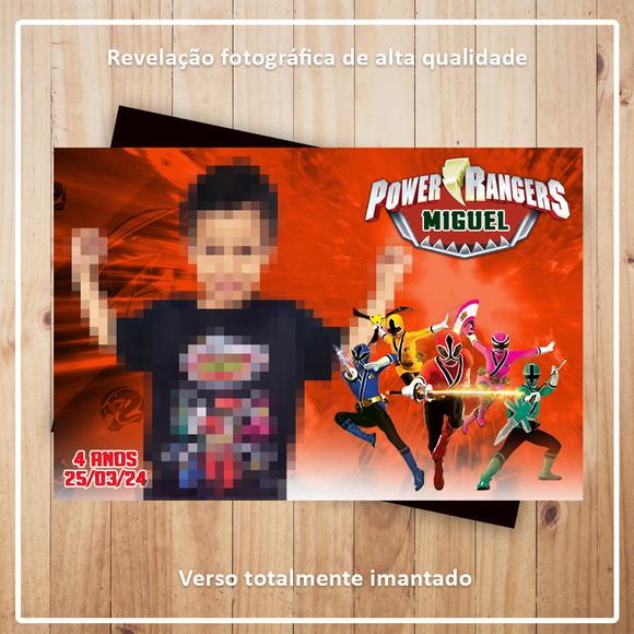 Imã de Geladeira Power Rangers