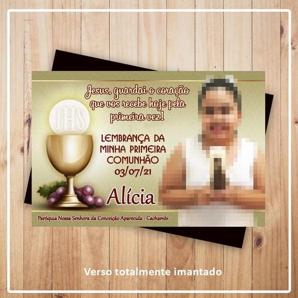 Imã de Geladeira Primeira Eucaristia - Comunhão