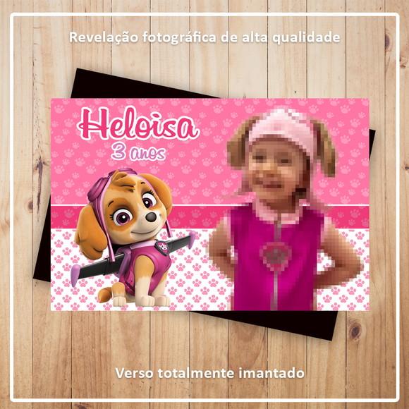 Imã de Geladeira Skye Patrulha Canina