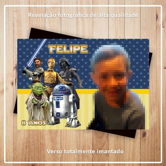 Imã de Geladeira Star Wars Personagens