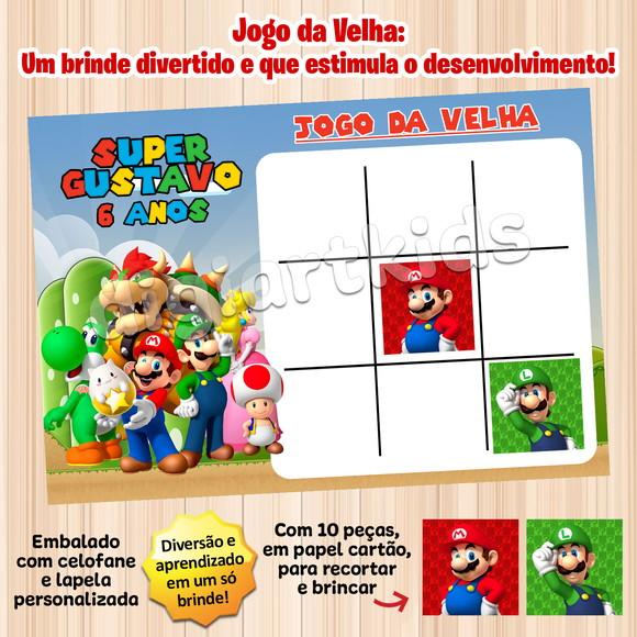 Jogo da Velha Personalizado Super Mário