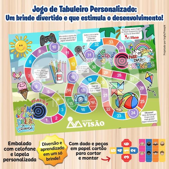 Jogo de Tabuleiro Dia das Crianças