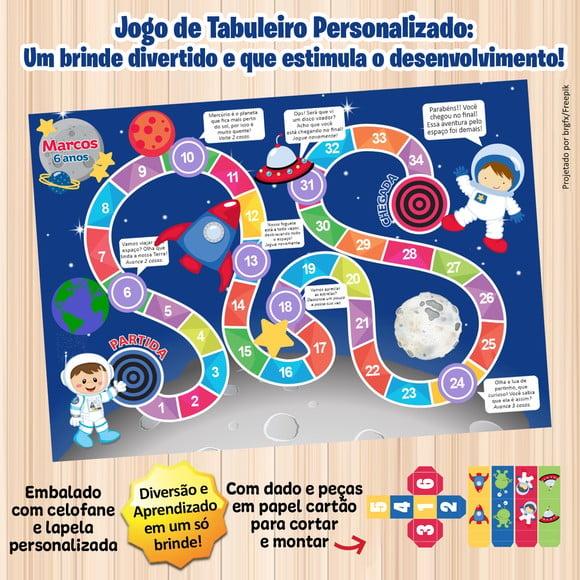 Jogo de Tabuleiro Personalizado Astronauta