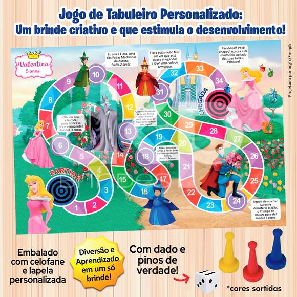 Jogo de Tabuleiro Personalizado Bela Adormecida