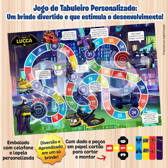 Jogo de Tabuleiro Personalizado Batwheels