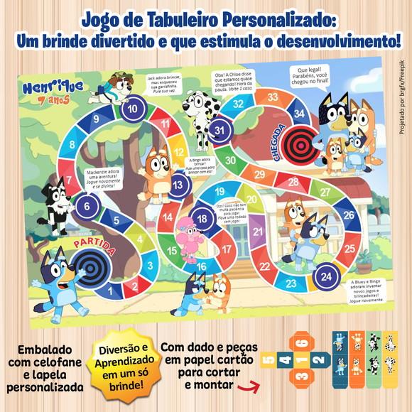 Jogo de Tabuleiro Personalizado Bluey