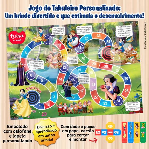 Jogo de Tabuleiro Personalizado Branca de Neve