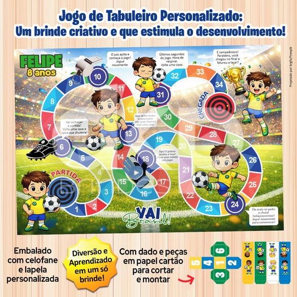 Jogo de Tabuleiro Personalizado Copa Brasil
