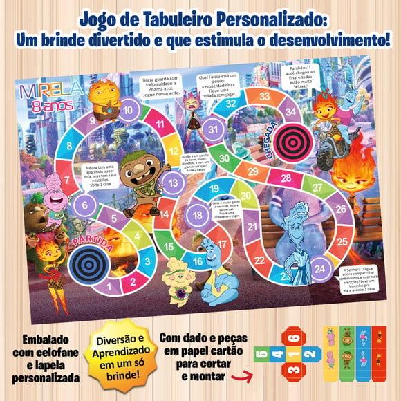 Jogo de Tabuleiro Personalizado Elementos