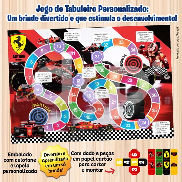 Jogo de Tabuleiro Personalizado Ferrari