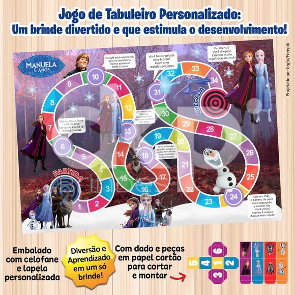 Jogo de Tabuleiro Personalizado Frozen 2