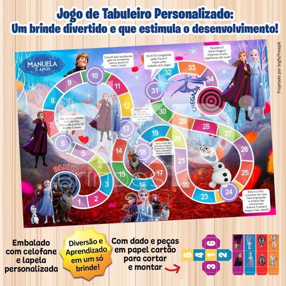 Jogo de Tabuleiro Personalizado Frozen 2