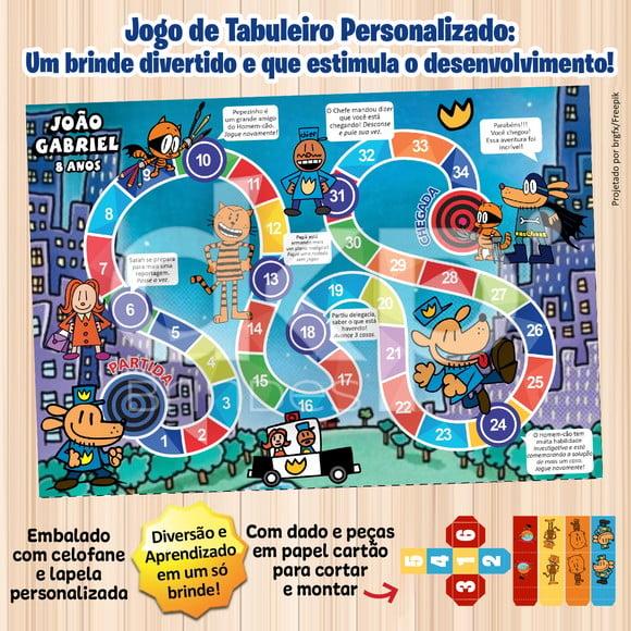 Jogo de Tabuleiro Personalizado Homem Cão