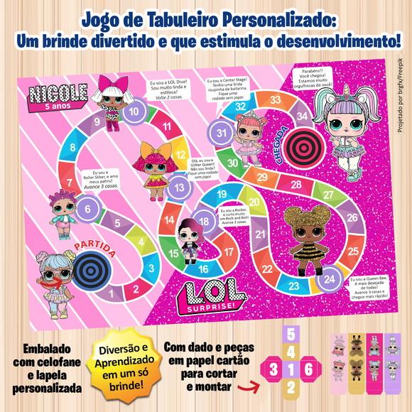 Jogo de Tabuleiro Personalizado Lol